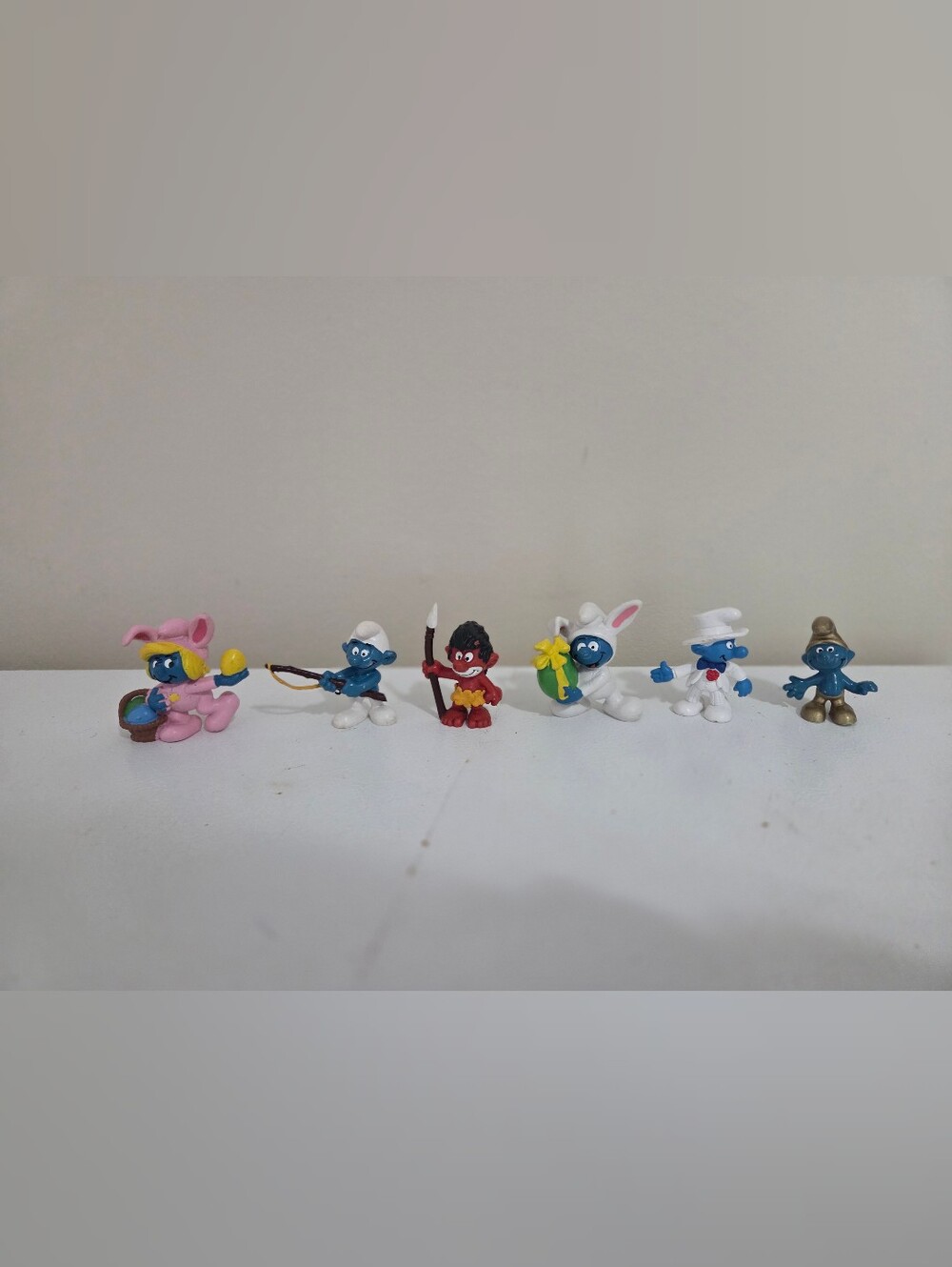 Vintage Smurfs Set Of 6